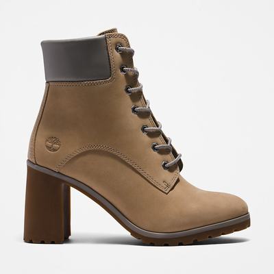 Timberland Allington Topuklu 6 Inch Bot Kadın Bej Rengi | TR-9716Y