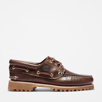 Timberland Authentic 3-Eye Tekne Ayakkabısı Erkek Kahverengi | TR-4278H