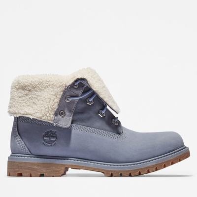 Timberland Authentics Waterproof Roll-Top Bot Kadın Mavi | TR-8207M