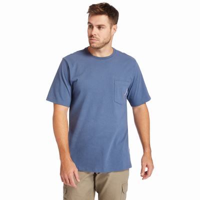 Timberland BIg & Tall Timberland PRO® Base Plate Kısa-Sleeve Tişört Erkek Indigo | TR-5243F