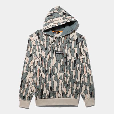 Timberland Bark Kapüşonlu Sweatshirt Erkek Camo | TR-5279K