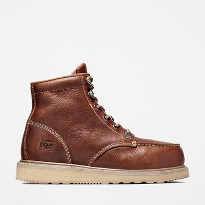 Timberland Barstow 6" Alloy Burunlu Iş Botu Erkek Koyu Kahverengi | TR-4512Z