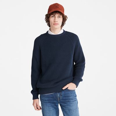 Timberland Beards Brook Crew-Neck Kazak Erkek Lacivert | TR-3129D