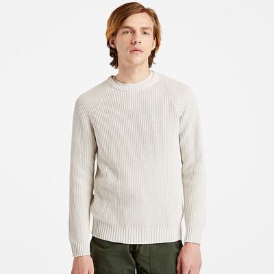 Timberland Beards Brook Crew-Neck Kazak Erkek Beyaz | TR-6750K