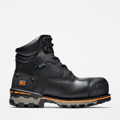 Timberland Boondock 6" Composite Burunlu Waterproof Iş Botu Erkek Siyah | TR-5738R