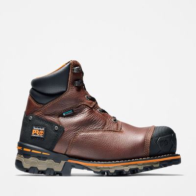 Timberland Boondock 6" Composite Burunlu Waterproof Iş Botu Erkek Kahverengi | TR-8762P
