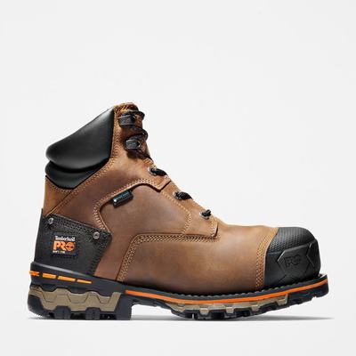 Timberland Boondock 6" Waterproof Iş Botu Erkek Kahverengi | TR-8670V