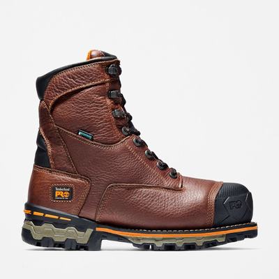 Timberland Boondock 8" Composite Burunlu Waterproof Iş Botu Erkek Kahverengi | TR-3594W