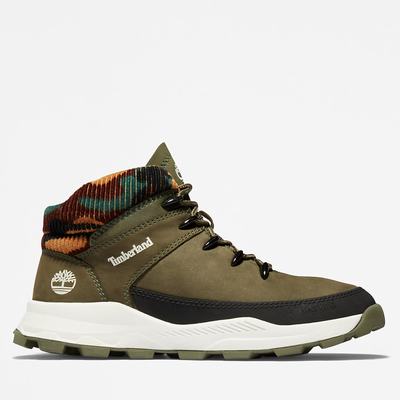 Timberland Brooklyn High Top Spor Ayakkabı Çocuk Koyu Yeşil | TR-5972Q