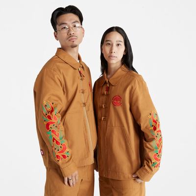 Timberland CLOT x Timberland® Duck Kanvas Chore Ceket Erkek Kahverengi | TR-3462H