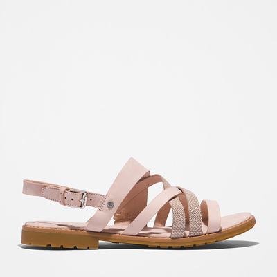 Timberland Chicago Riverside Backstrap Sandalet Kadın Açık Pembe | TR-3546G