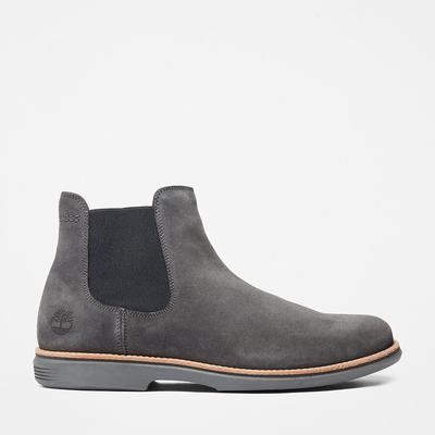 Timberland City Groove Chelsea Chelsea Bot Erkek Koyu Gri | TR-3709D