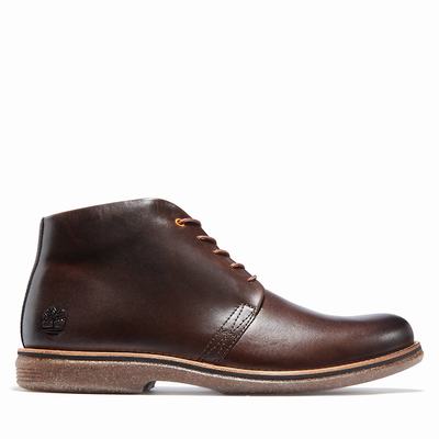 Timberland City Groove Chukka Bot Erkek Koyu Kahverengi | TR-3849X