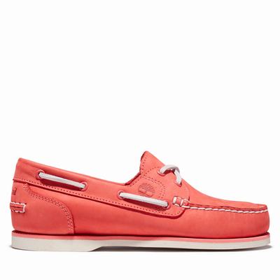 Timberland Classic 2-Eye Tekne Ayakkabısı Kadın Kırmızı | TR-4063F