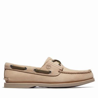 Timberland Classic Tekne Ayakkabısı Erkek Bej Rengi | TR-5610Q