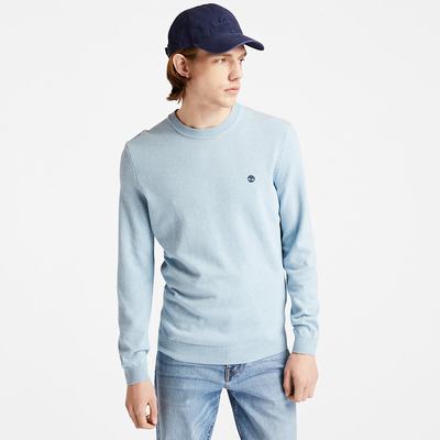 Timberland Cohas Brook Crewneck Kazak Erkek Açık Mavi | TR-1265B
