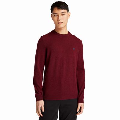 Timberland Cohas Brook Crewneck Kazak Erkek Kırmızı | TR-3908T