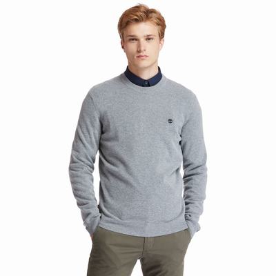 Timberland Cohas Brook Crewneck Kazak Erkek Gri | TR-6598W