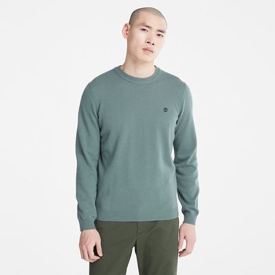 Timberland Cohas Brook Merino Süveter Erkek Yeşil | TR-2194E