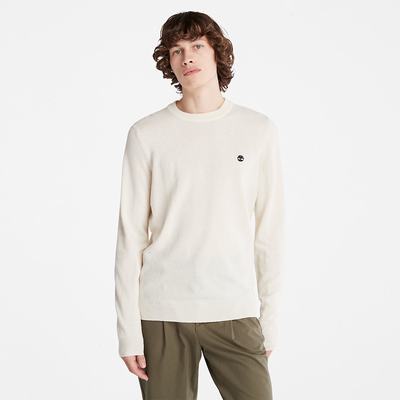 Timberland Cohas Brook Merino Süveter Erkek Beyaz | TR-4571Q