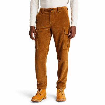 Timberland Corduroy Cargo Pantolon Erkek Kahverengi | TR-7925T
