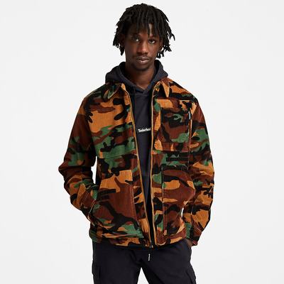 Timberland Corduroy Chore Ceket Erkek Camo | TR-9538G