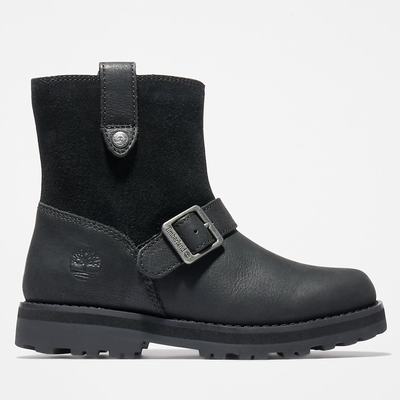 Timberland Courma Side-zip Winter Bot Çocuk Siyah | TR-1257K