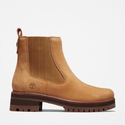Timberland Courmayeur Valley Chelsea Chelsea Bot Kadın Kahverengi | TR-0379R