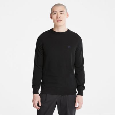 Timberland Crewneck Raglan Süveter Erkek Siyah | TR-0462R