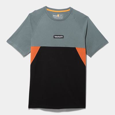 Timberland Cut-and-sew Tişört Erkek Yeşil | TR-2657A