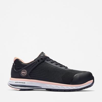 Timberland Drivetrain Composite Burunlu İş Sneaker İş Ayakkabısı Kadın Siyah Pembe | TR-4860R