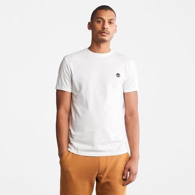 Timberland Dunstan River Crew Tee Tişört Erkek Beyaz | TR-1035H