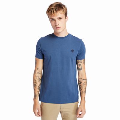 Timberland Dunstan River Crew Tee Tişört Erkek Lacivert | TR-4197G