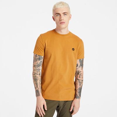 Timberland Dunstan River Crew Tee Tişört Erkek Sarı | TR-5631U