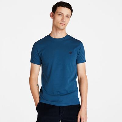 Timberland Dunstan River Crew Tişört Erkek Mavi | TR-5201E