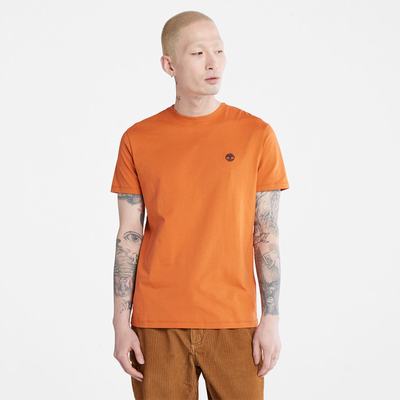 Timberland Dunstan River Crewneck Tişört Erkek Turuncu | TR-4082G