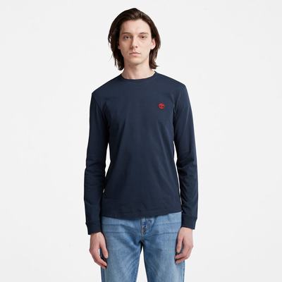 Timberland Dunstan River LS Tişört Erkek Lacivert | TR-6208U