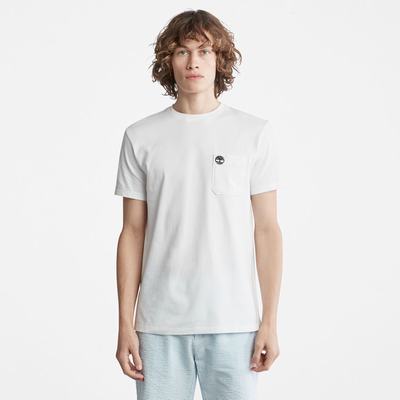 Timberland Dunstan River Pocket Tişört Erkek Beyaz | TR-7402D