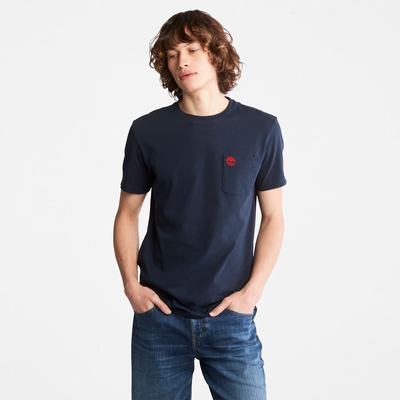 Timberland Dunstan River Pocket Tişört Erkek Lacivert | TR-8462F