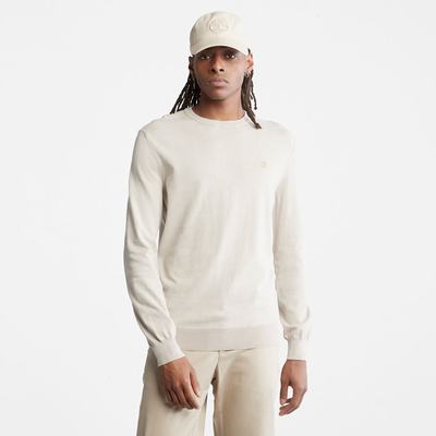 Timberland EK+ Lightweight Süveter Erkek Bej Rengi | TR-3579Y
