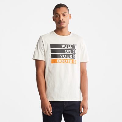 Timberland Earth Day EK+ Tişört Erkek Beyaz | TR-8764B