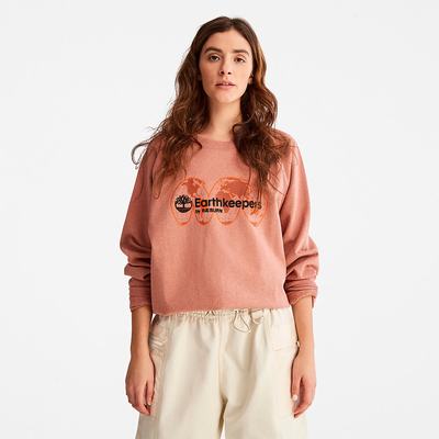 Timberland Earthkeepers® by Raeburn Archive Globe Crewneck Tişörtü Erkek Turuncu | TR-1354B