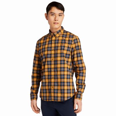 Timberland Eastham River Tartan Gömlek Erkek Sarı | TR-6821J