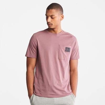 Timberland Eco-Ready Supima® Pamuklu TimberFresh™ Tişört Erkek Pembe | TR-4320Q