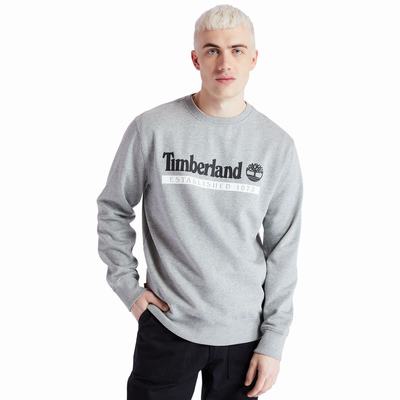 Timberland Established 1973 Crew Tişörtü Erkek Gri | TR-7823L