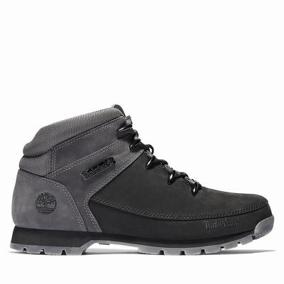 Timberland Euro Sprint Hiker Yürüyüş Botu Erkek Siyah Gri | TR-3120U