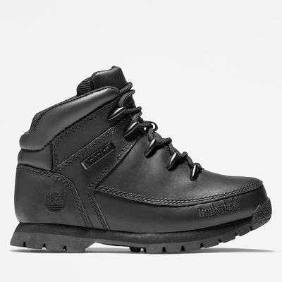 Timberland Euro Sprint Mid Hiker Yürüyüş Botu Çocuk Siyah | TR-0874J