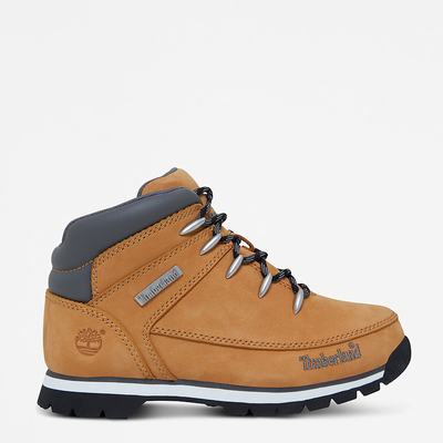 Timberland Euro Sprint Mid Hiker Yürüyüş Botu Çocuk Sarı | TR-1496L