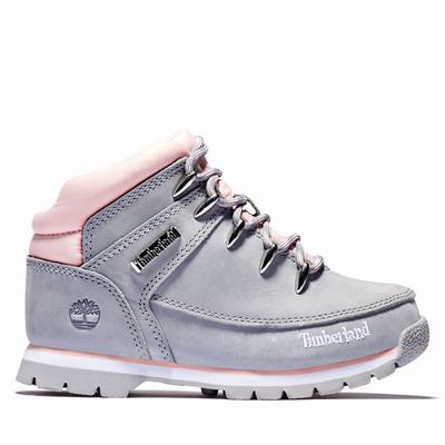 Timberland Euro Sprint Mid Hiker Yürüyüş Botu Çocuk Gri | TR-7083B