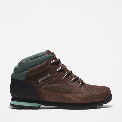Timberland Euro Sprint Waterproof Yürüyüş Botu Erkek Koyu Kahverengi | TR-7534C